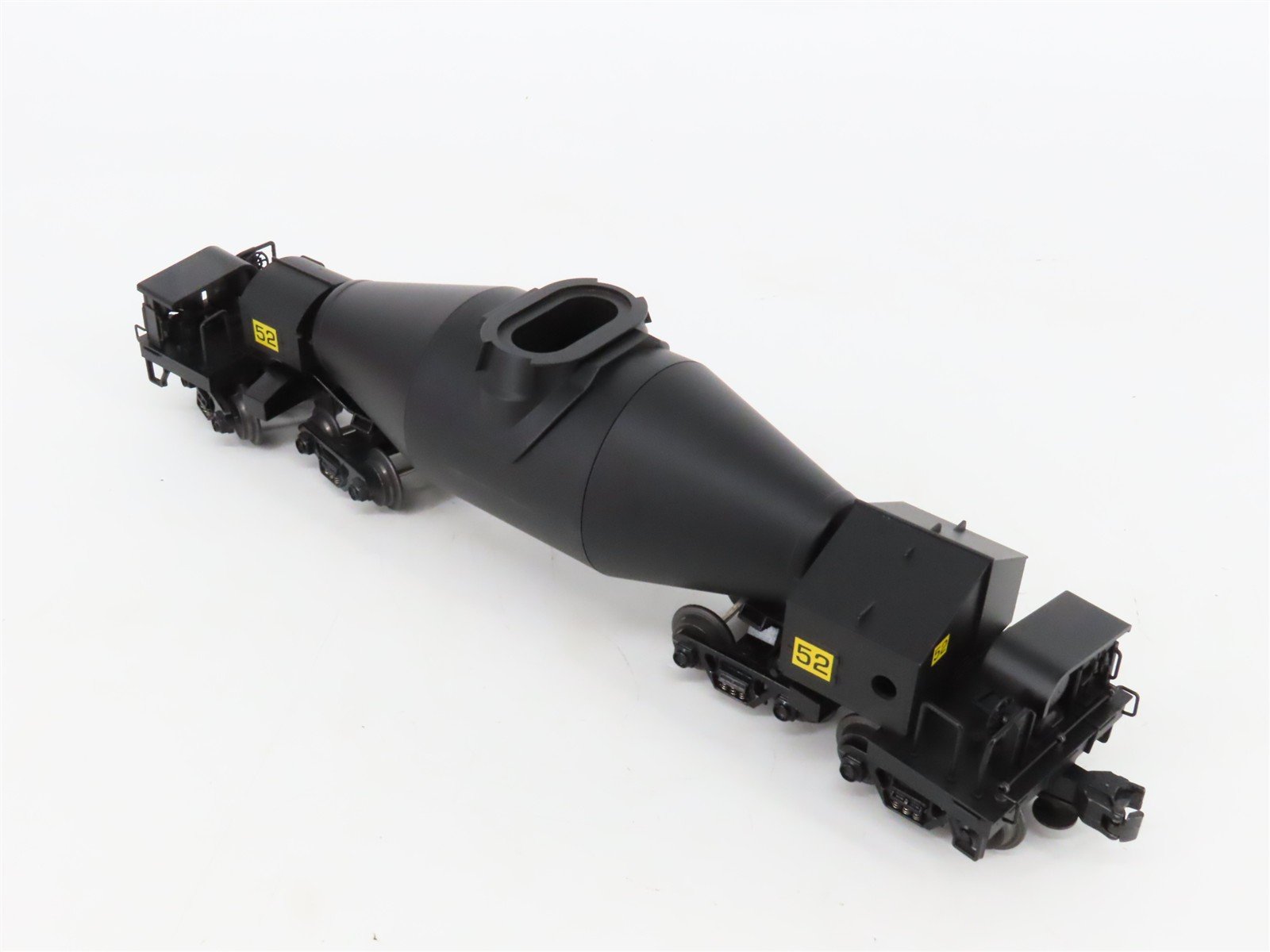 O Gauge 3-Rail MTH 20-98201 Undecorated Black Hot Metal Torpedo Ladle Car #52