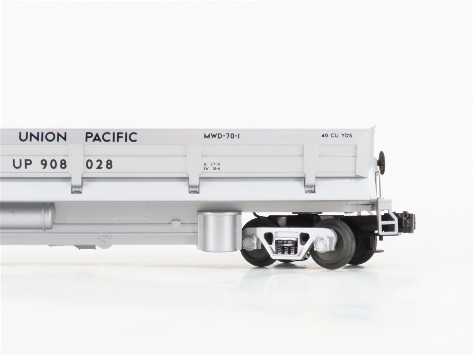 O Gauge 3-Rail MTH 20-98272 UP Union Pacific Operating Dump Car #908028
