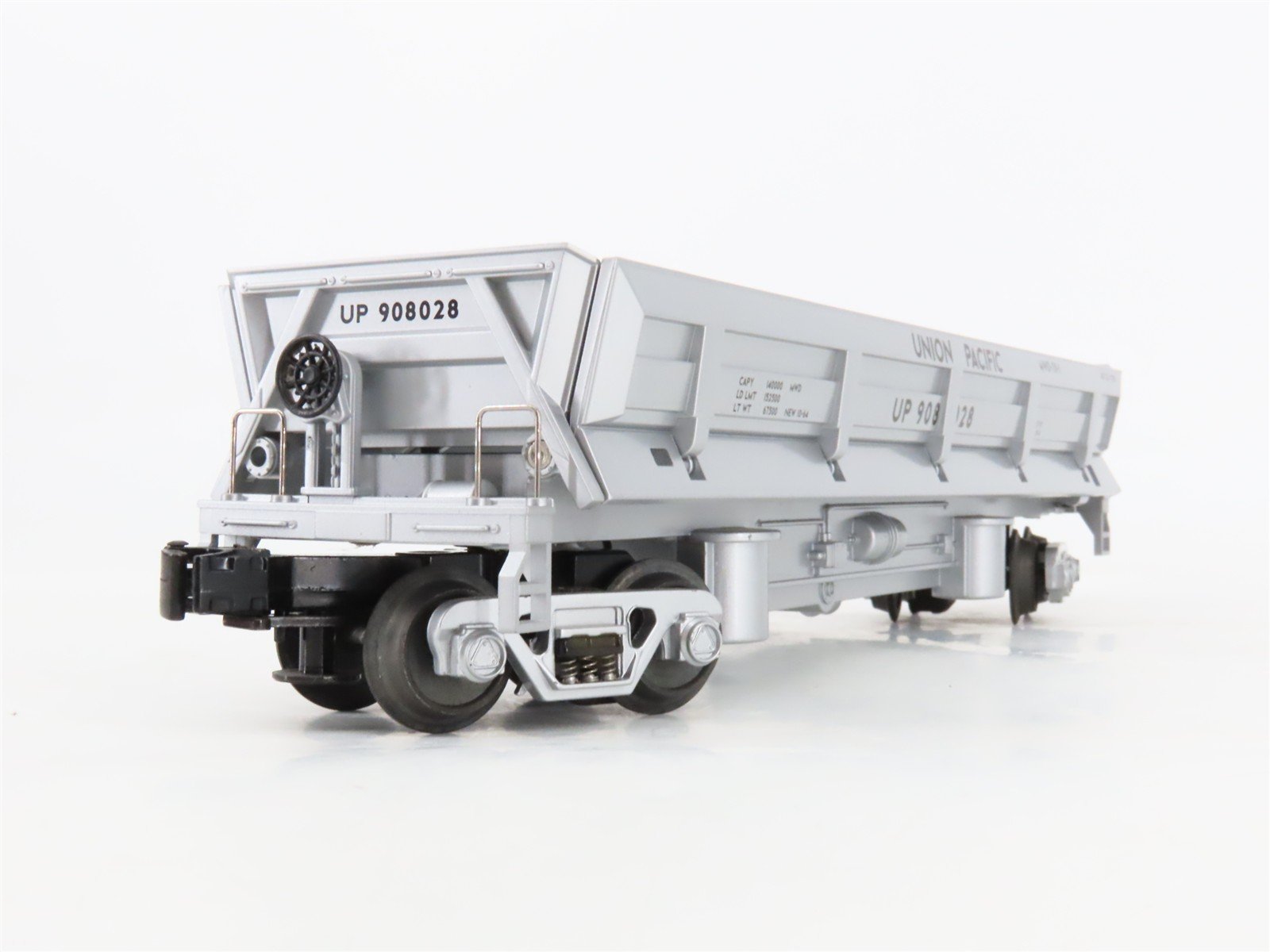 O Gauge 3-Rail MTH 20-98272 UP Union Pacific Operating Dump Car #908028