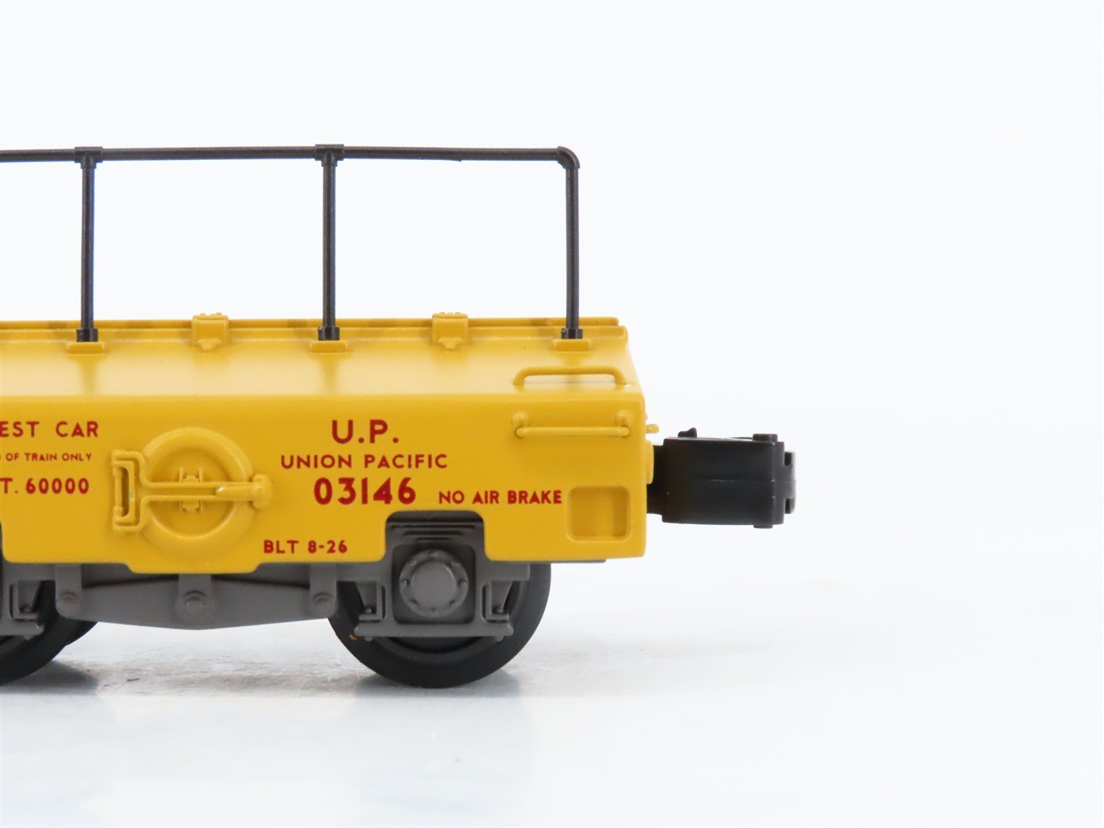 O Gauge 3-Rail MTH Die-Cast 20-98268 UP Union Pacific Scale Test Car #03146