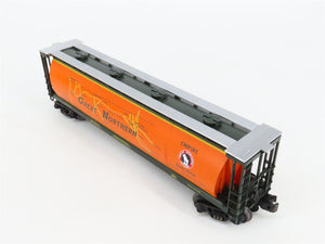 O27 Gauge 3-Rail MTH RailKing 30-75176 GN Empire 4-Bay Cylindrical Hopper #71615