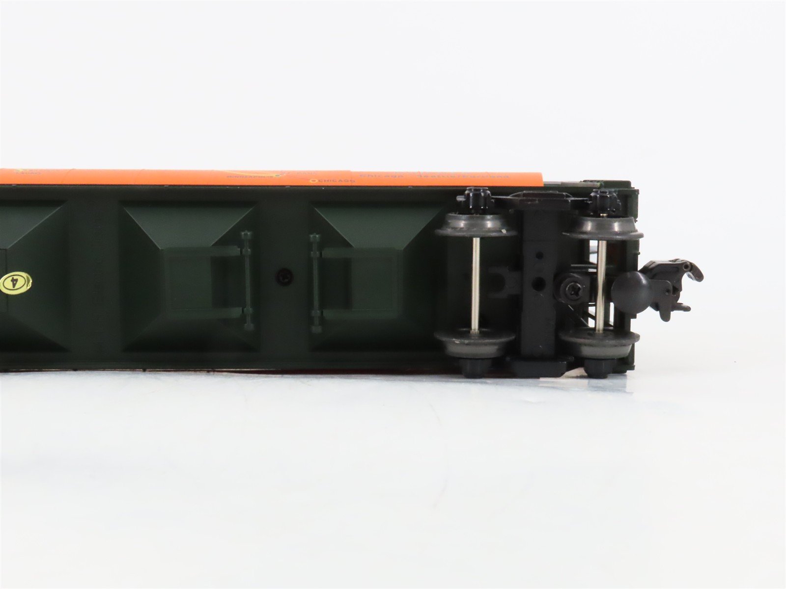 O27 Gauge 3-Rail MTH RailKing 30-75176 GN Empire 4-Bay Cylindrical Hopper #71615