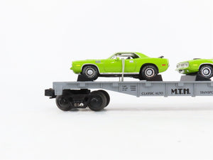 O27 Gauge 3-Rail MTH RailKing 30-76012 Flat Car #1971 w/ Ertl '71 Cudas
