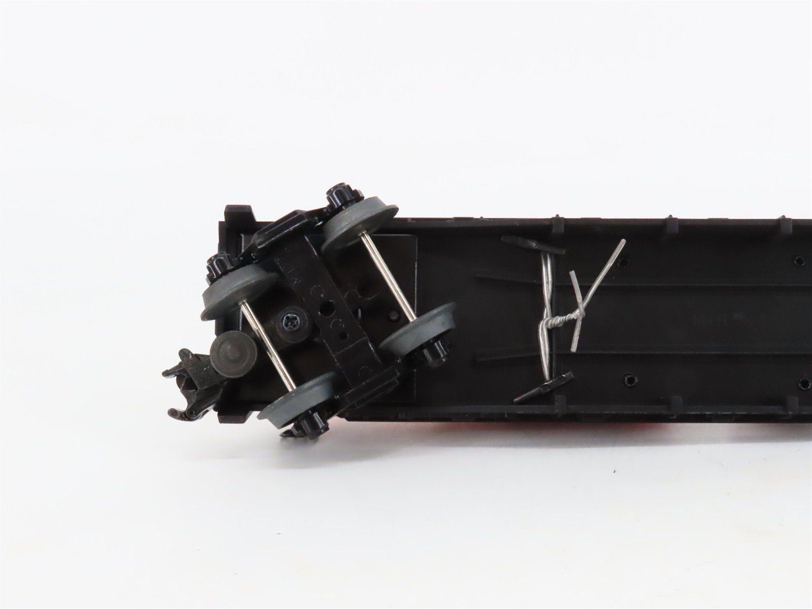 O27 Gauge 3-Rail MTH RailKing 30-7681 Flat Car #1951 w/ Ertl '51 Panel Vans