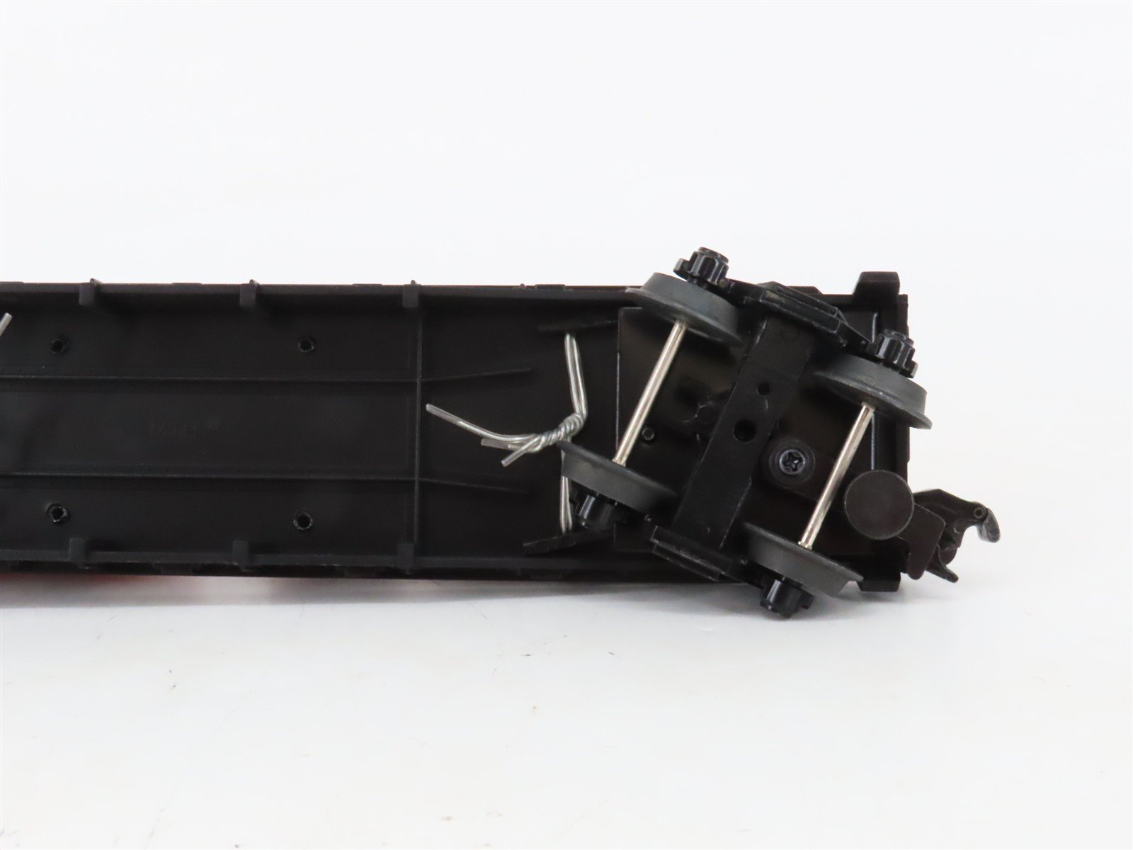 O27 Gauge 3-Rail MTH RailKing 30-7681 Flat Car #1951 w/ Ertl '51 Panel Vans