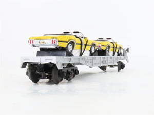 O27 Gauge 3-Rail MTH RailKing 30-7693 Flat Car #2001 w/Ertl '70 Oldsmobile 442's