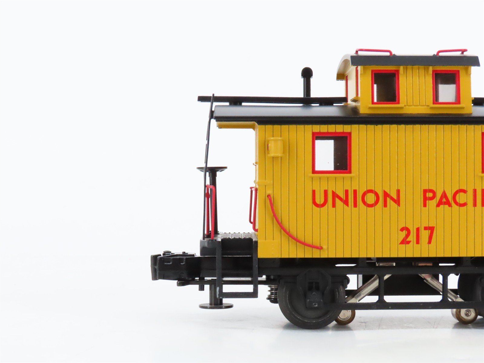 O27 Gauge 3-Rail MTH RailKing 30-7729 UP Center Cupola Bobber Caboose #217