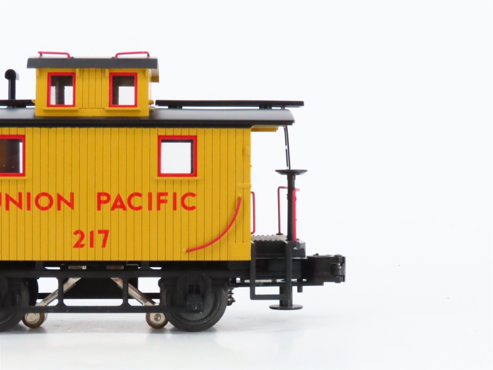 O27 Gauge 3-Rail MTH RailKing 30-7729 UP Center Cupola Bobber Caboose #217