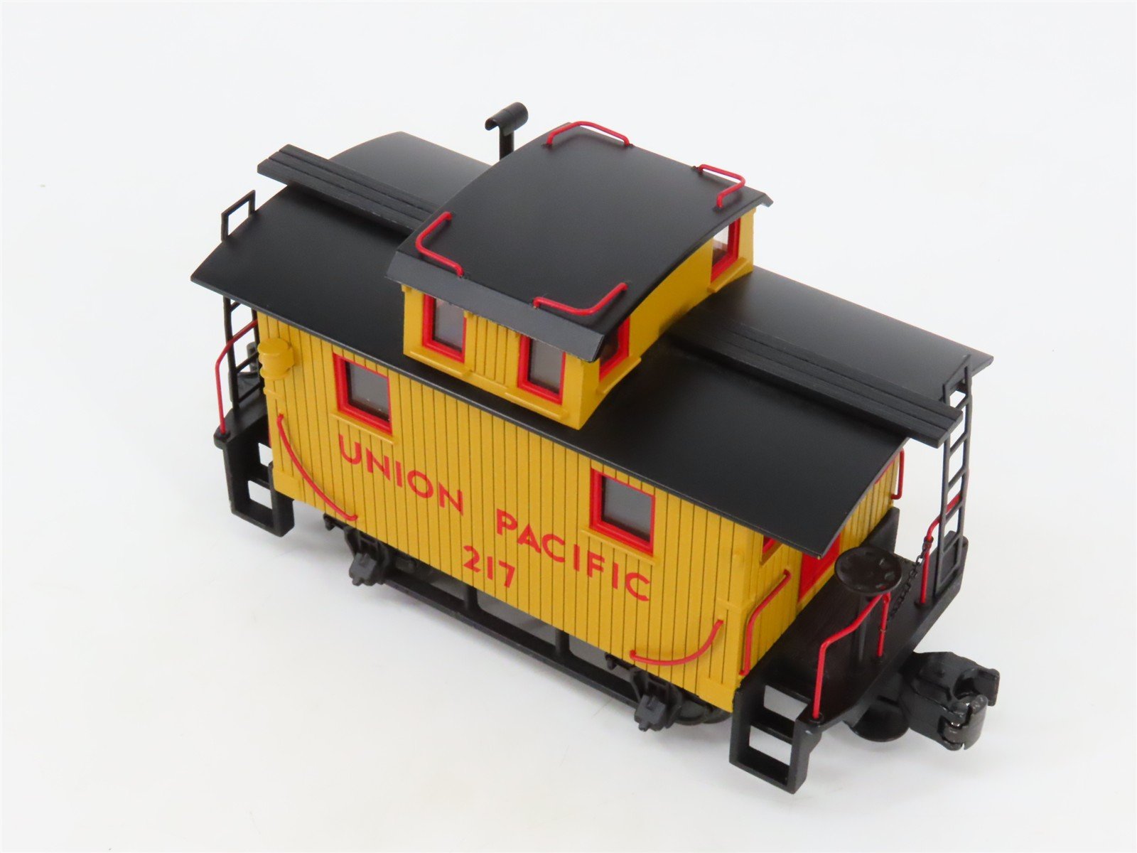 O27 Gauge 3-Rail MTH RailKing 30-7729 UP Center Cupola Bobber Caboose #217