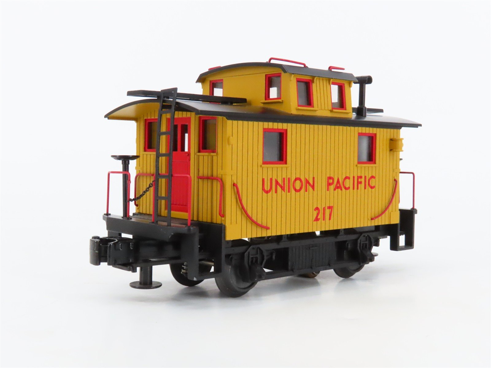 O27 Gauge 3-Rail MTH RailKing 30-7729 UP Center Cupola Bobber Caboose #217