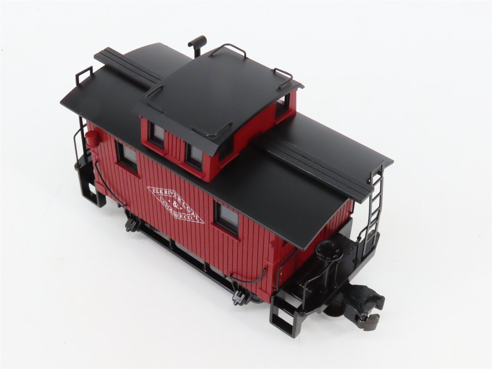 O27 Gauge 3-Rail MTH RailKing 30-7799 Elk River Center Cupola Bobber Caboose No#