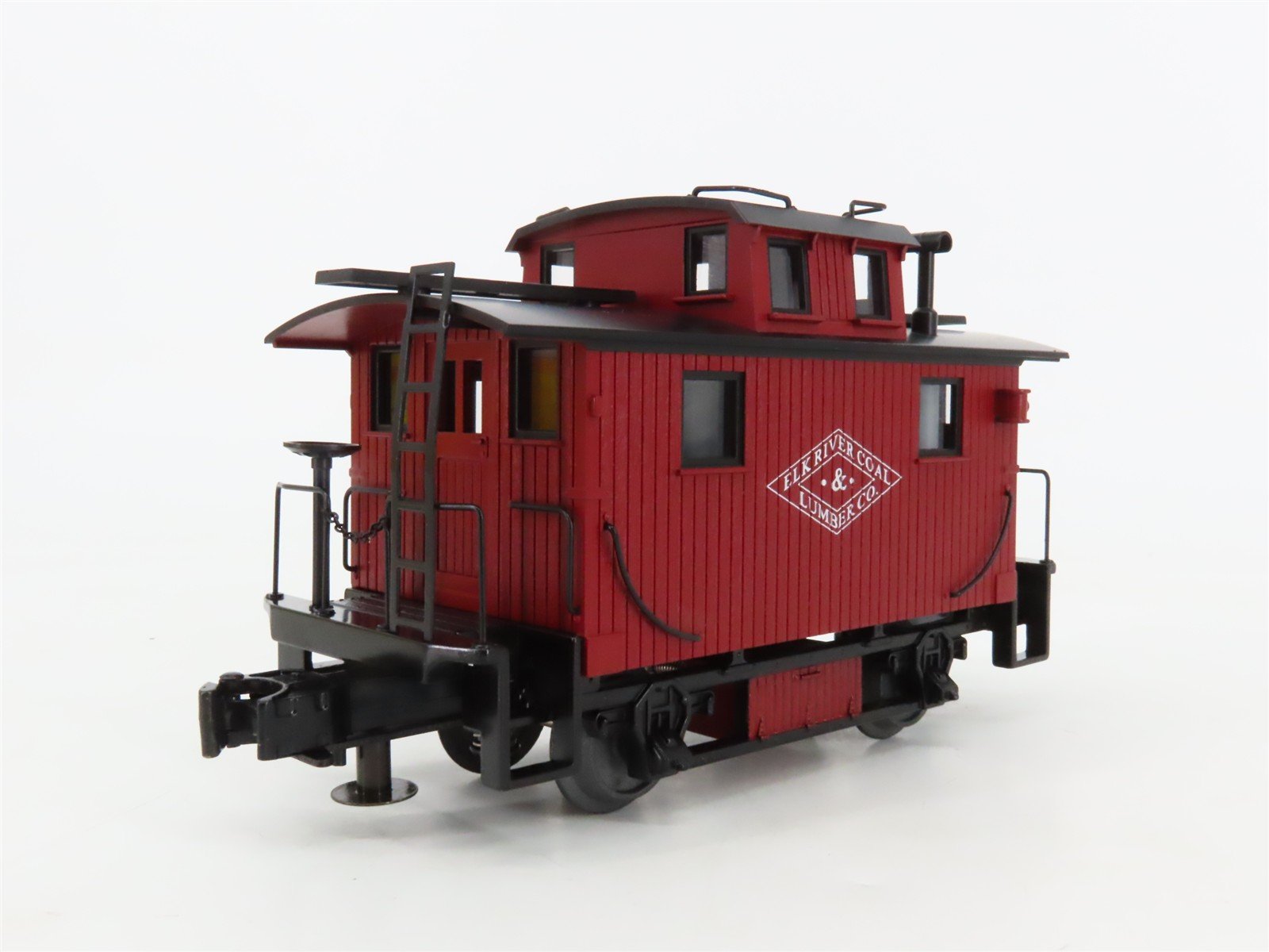 O27 Gauge 3-Rail MTH RailKing 30-7799 Elk River Center Cupola Bobber Caboose No#