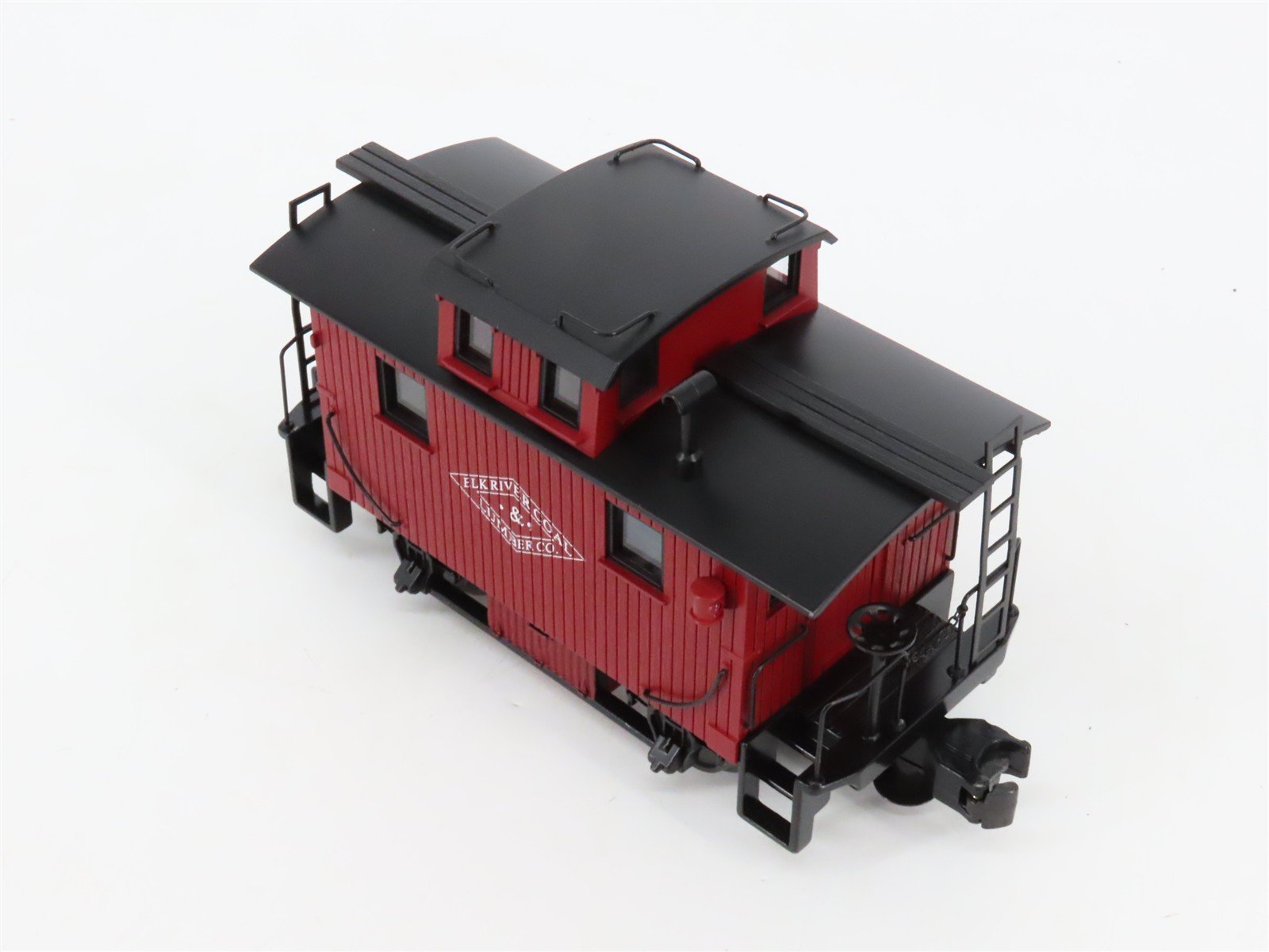 O27 Gauge 3-Rail MTH RailKing 30-7799 Elk River Center Cupola Bobber Caboose No#