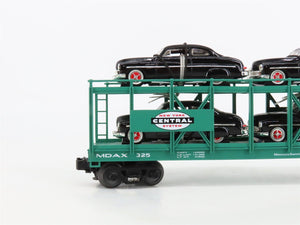 O27 3-Rail MTH RailKing 30-7682 MDAX NYC Auto Carrier #325 w/ Ertl '49 Mercurys