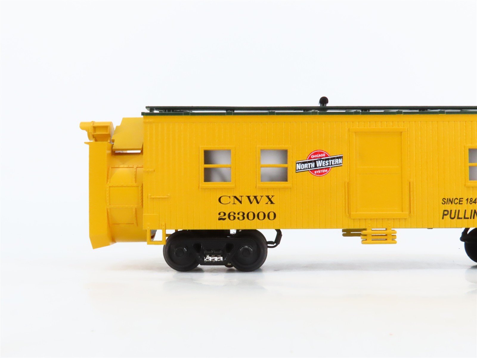 O27 Gauge 3-Rail MTH RailKing 30-7921 CNW Operating Rotary Snow Plow #263000