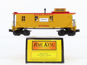 O Gauge 3-Rail MTH RailKing Semi-Scale 30-7710 UP Offset Cupola Caboose #25602