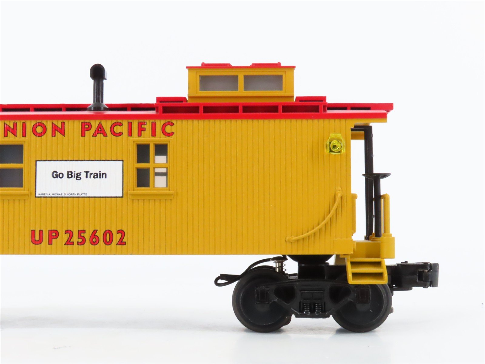 O Gauge 3-Rail MTH RailKing Semi-Scale 30-7710 UP Offset Cupola Caboose #25602
