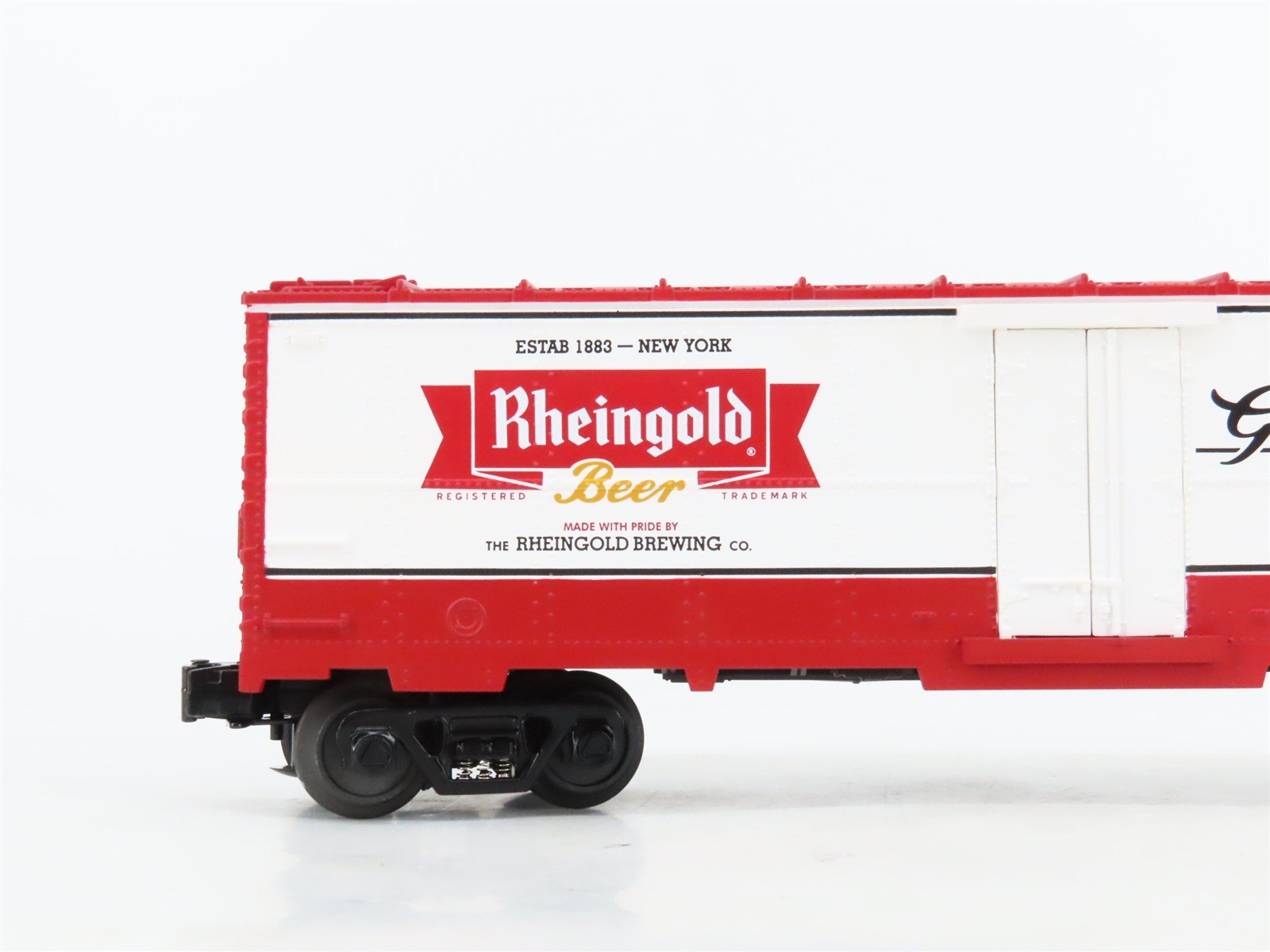 O27 Gauge 3-Rail MTH RailKing 30-7883 Rheingold Beer Modern Steel Reefer No#