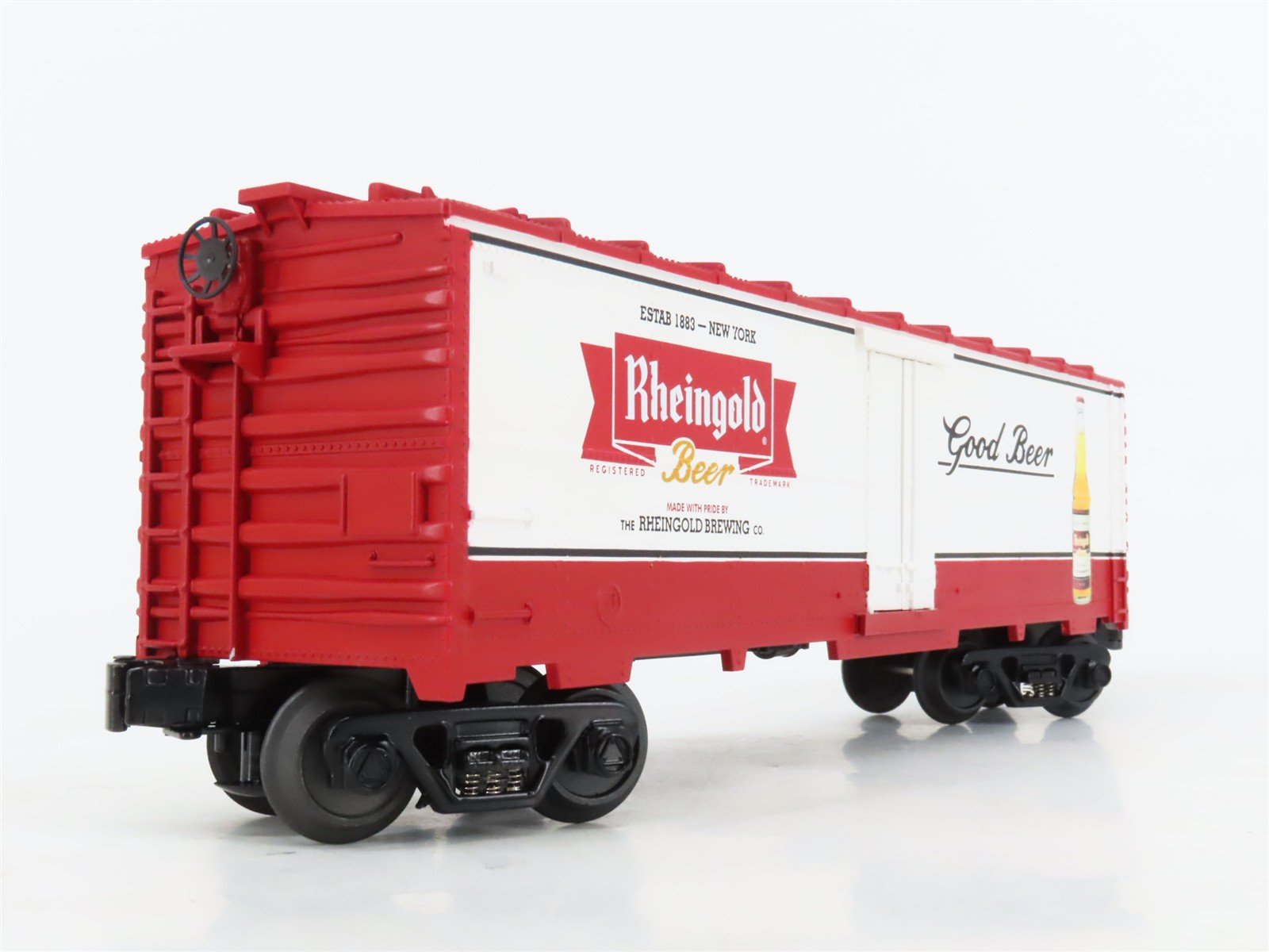 O27 Gauge 3-Rail MTH RailKing 30-7883 Rheingold Beer Modern Steel Reefer No#