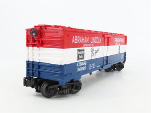 O27 3-Rail MTH RailKing 30-7834 CB&Q Abraham Lincoln Friendship Train Reefer