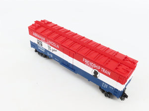 O27 3-Rail MTH RailKing 30-7834 CB&Q Abraham Lincoln Friendship Train Reefer