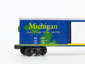 O27 Gauge 3-Rail MTH RailKing 30-74249 DM Detroit & Mackinac 40' Box Car #1837