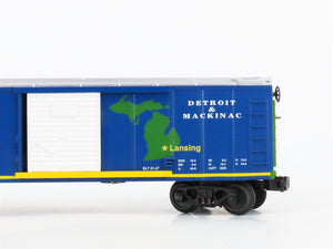 O27 Gauge 3-Rail MTH RailKing 30-74249 DM Detroit & Mackinac 40' Box Car #1837
