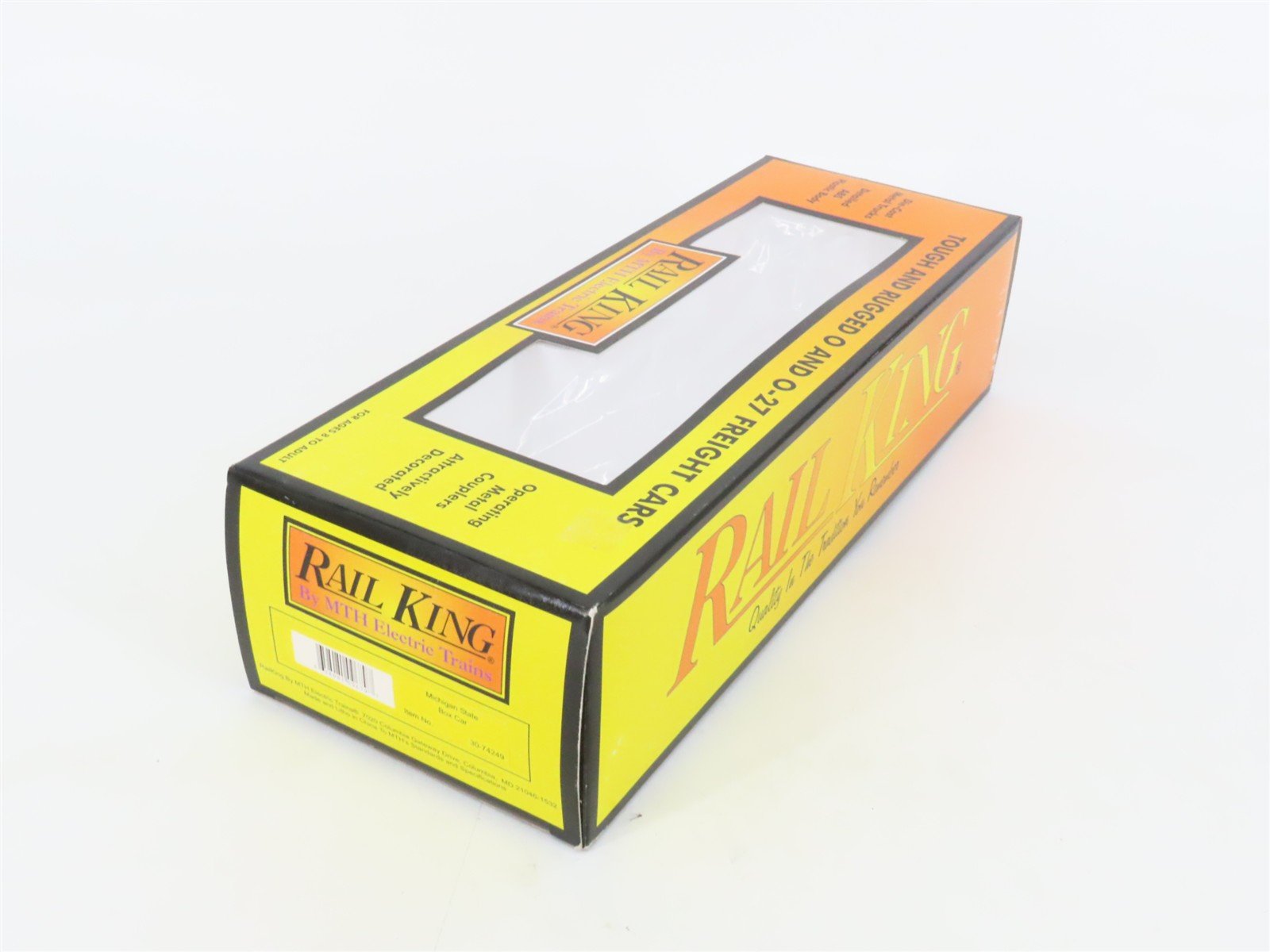 O27 Gauge 3-Rail MTH RailKing 30-74249 DM Detroit & Mackinac 40' Box Car #1837