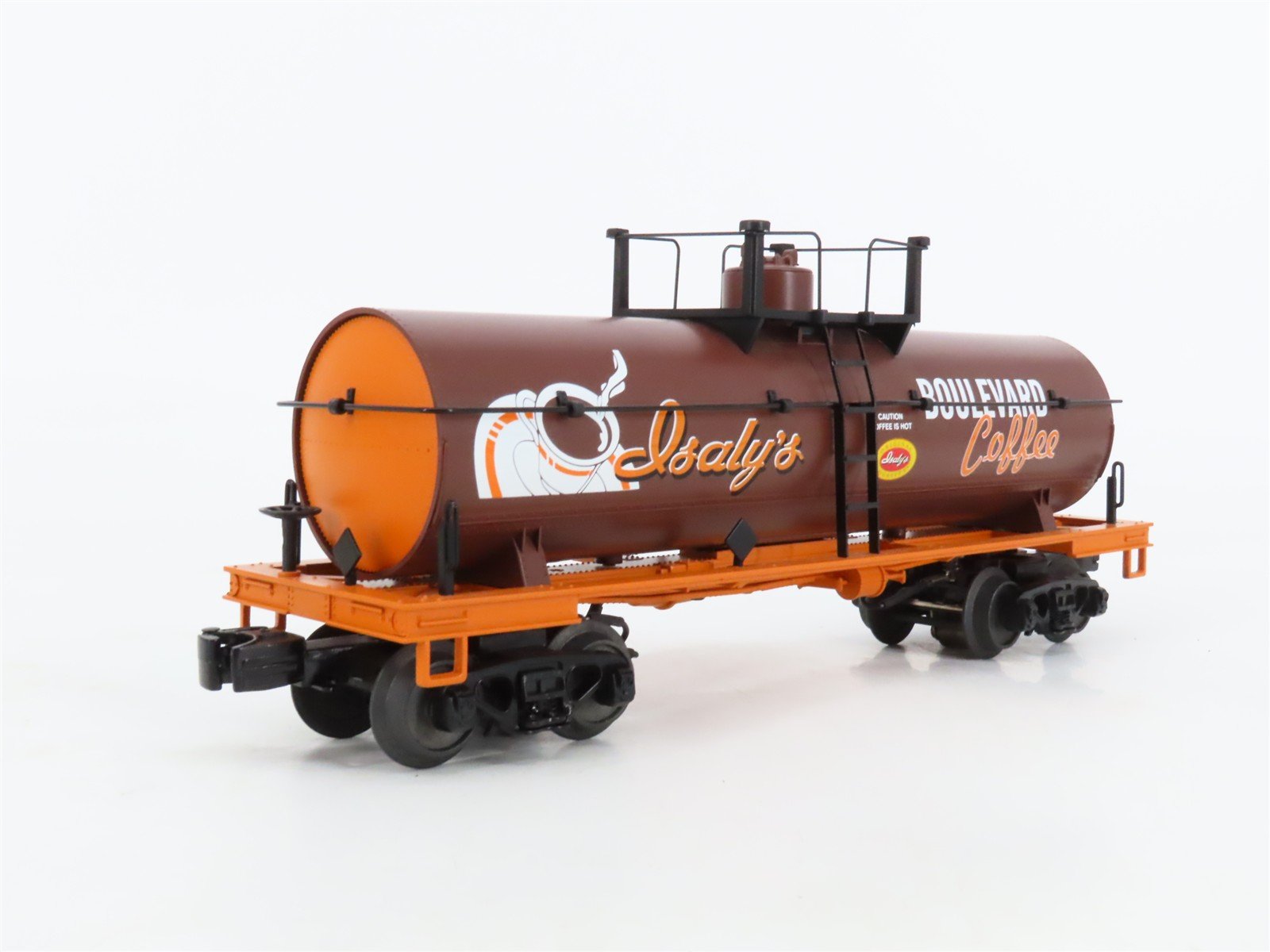 O27 Gauge 3-Rail MTH RailKing 30-73288 Isaly's Boulevard Coffee Tank Car w/Smoke