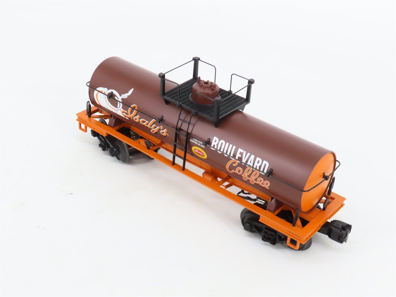 O27 Gauge 3-Rail MTH RailKing 30-73288 Isaly's Boulevard Coffee Tank Car w/Smoke
