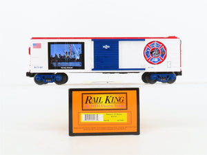O27 Gauge 3-Rail MTH RailKing 30-74087 Rescue 2 NY Skyline 9/11 Box Car