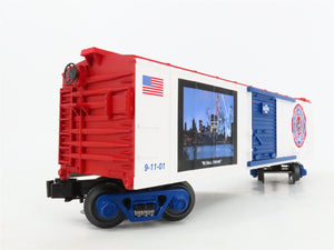 O27 Gauge 3-Rail MTH RailKing 30-74087 Rescue 2 NY Skyline 9/11 Box Car