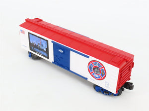 O27 Gauge 3-Rail MTH RailKing 30-74087 Rescue 2 NY Skyline 9/11 Box Car