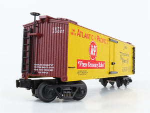 O27 3-Rail MTH RailKing 30-8606 URTC A&P Atlantic & Pacific Wood Reefer #23027
