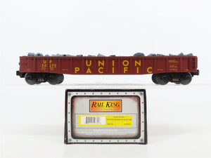 O27 3-Rail MTH RailKing 30-8201 UP Union Pacific Gondola #30275 w/ Junk Load