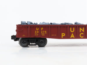 O27 3-Rail MTH RailKing 30-8201 UP Union Pacific Gondola #30275 w/ Junk Load