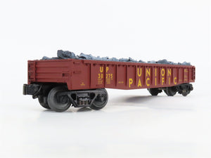 O27 3-Rail MTH RailKing 30-8201 UP Union Pacific Gondola #30275 w/ Junk Load