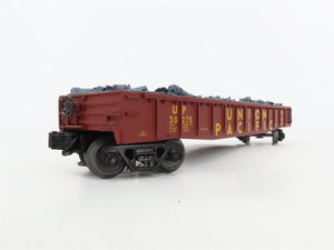 O27 3-Rail MTH RailKing 30-8201 UP Union Pacific Gondola #30275 w/ Junk Load