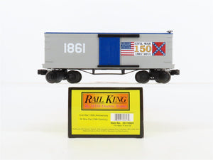 O27 3-Rail MTH RailKing 30-74665 Civil War 150th Anniversary 34' Box Car #1861