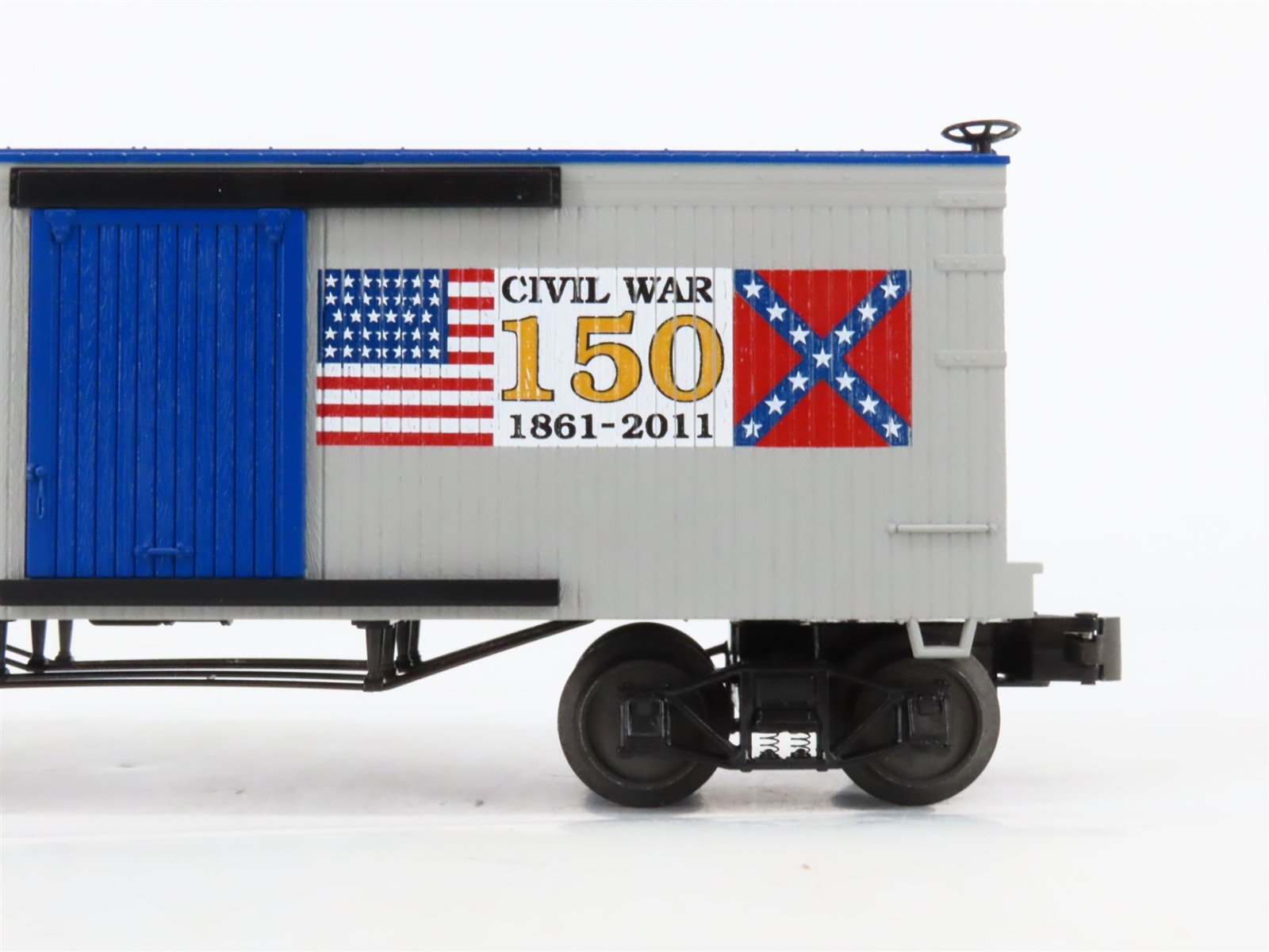 O27 3-Rail MTH RailKing 30-74665 Civil War 150th Anniversary 34' Box Car #1861