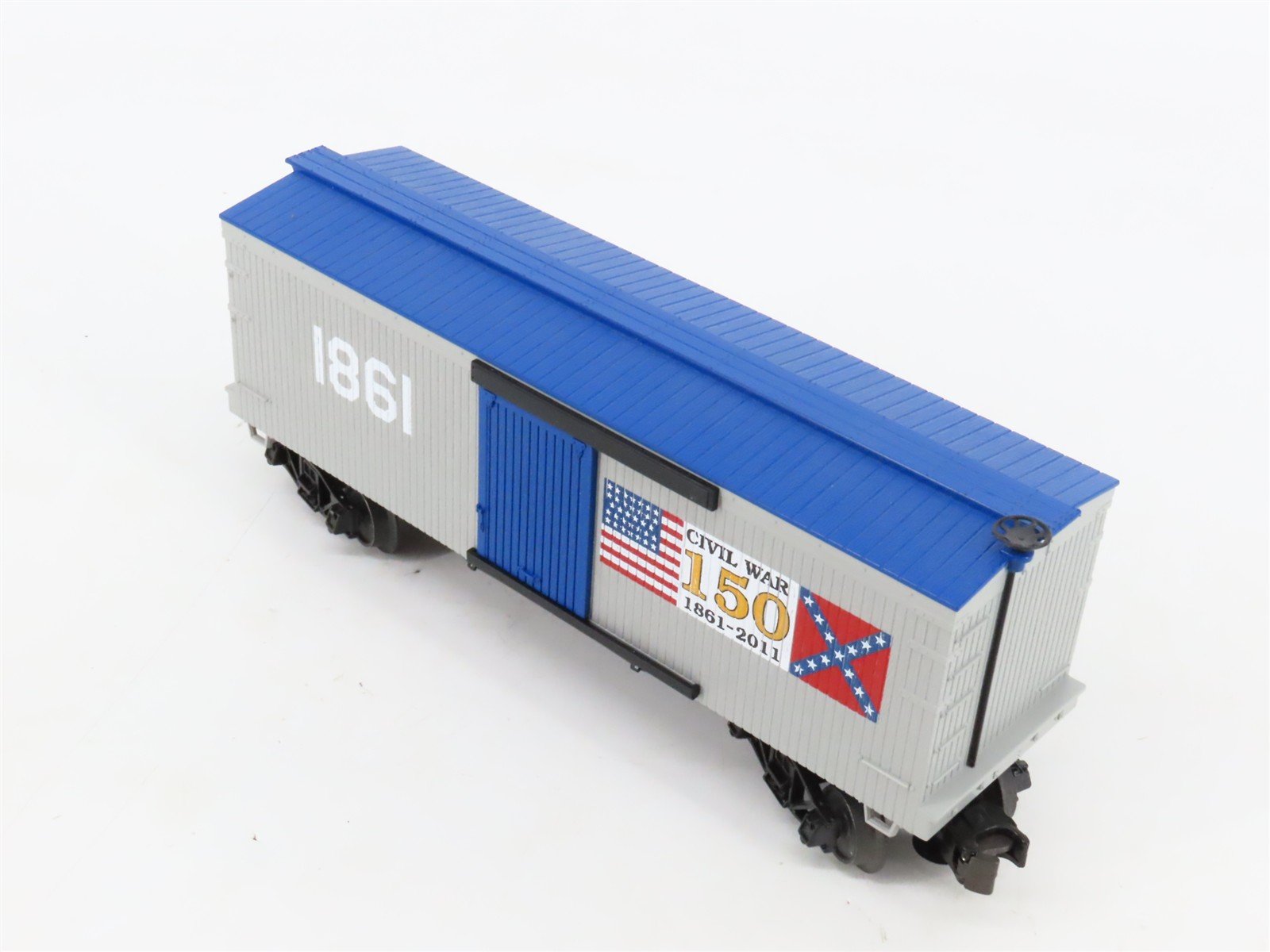 O27 3-Rail MTH RailKing 30-74665 Civil War 150th Anniversary 34' Box Car #1861