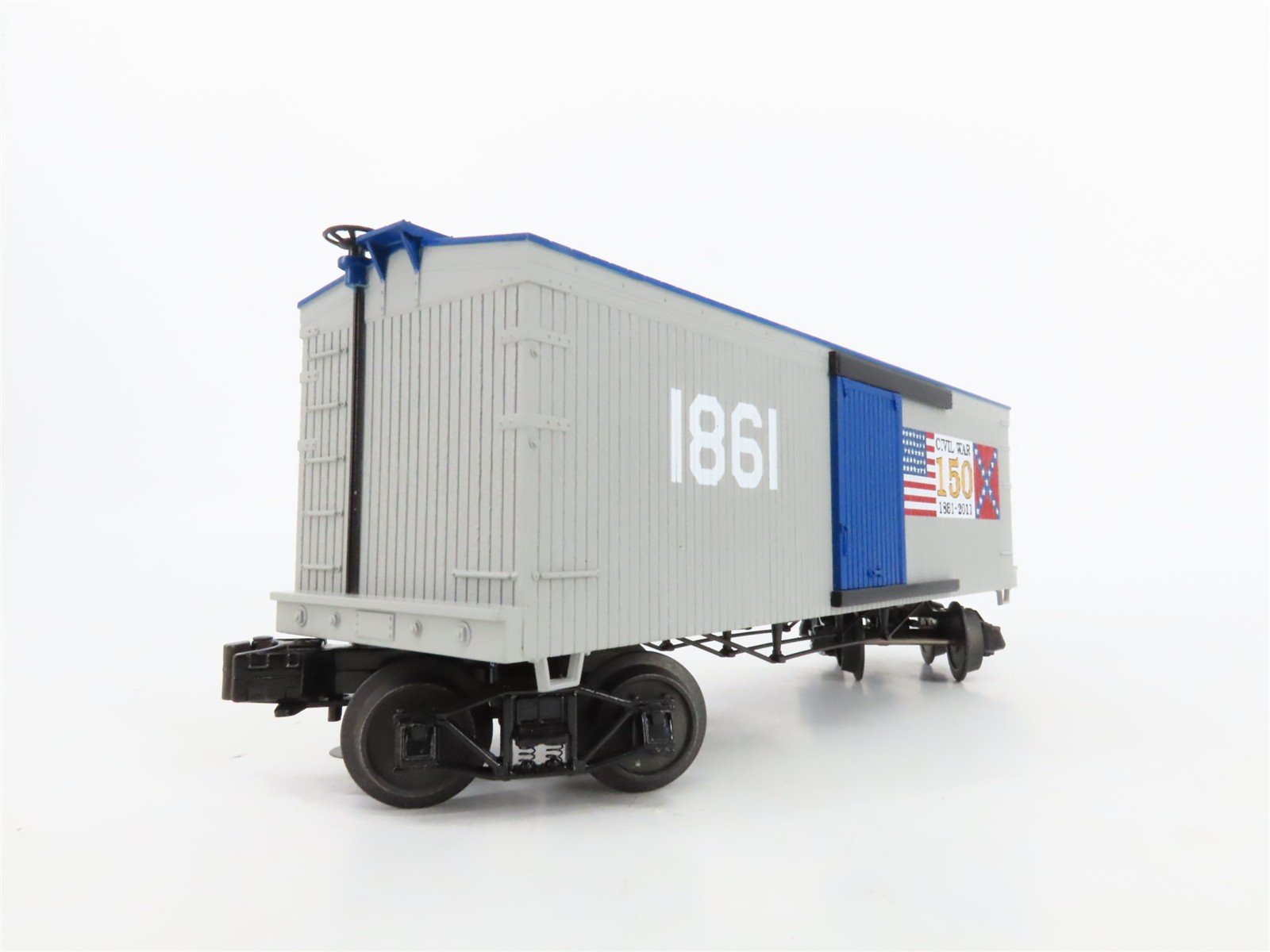 O27 3-Rail MTH RailKing 30-74665 Civil War 150th Anniversary 34' Box Car #1861