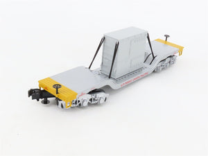 O27 3-Rail MTH RailKing 30-8319 UP Depressed Center Flat Car 50002 w/Transformer