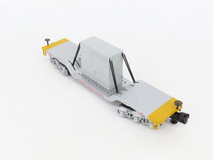 O27 3-Rail MTH RailKing 30-8319 UP Depressed Center Flat Car 50002 w/Transformer