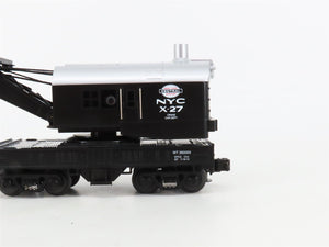 O27 3-Rail MTH RailKing 30-7910 NYC New York Central Operating Crane Car #X-27