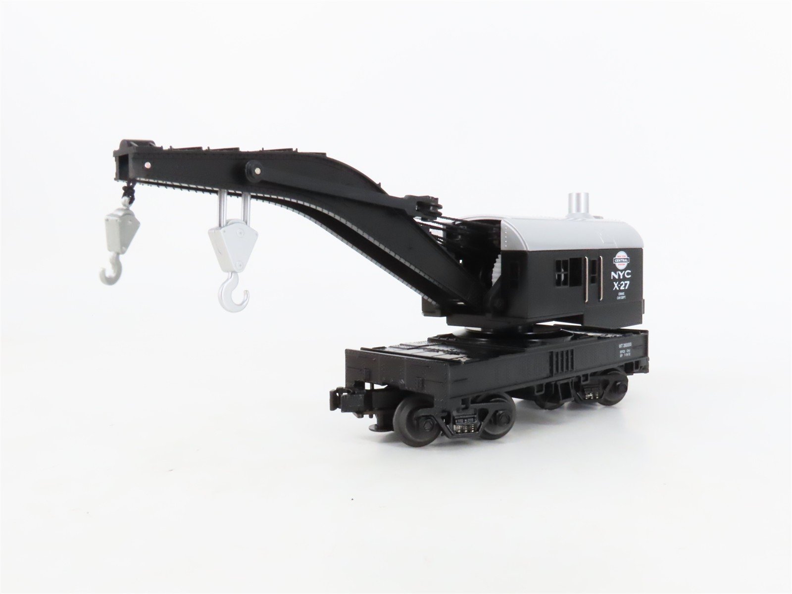 O27 3-Rail MTH RailKing 30-7910 NYC New York Central Operating Crane Car #X-27