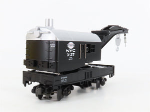 O27 3-Rail MTH RailKing 30-7910 NYC New York Central Operating Crane Car #X-27