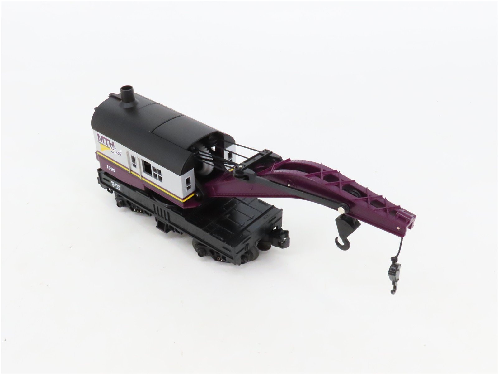 O27 3-Rail MTH RailKing 30-7928 MTHRRC Club Operating Crane Car #1999