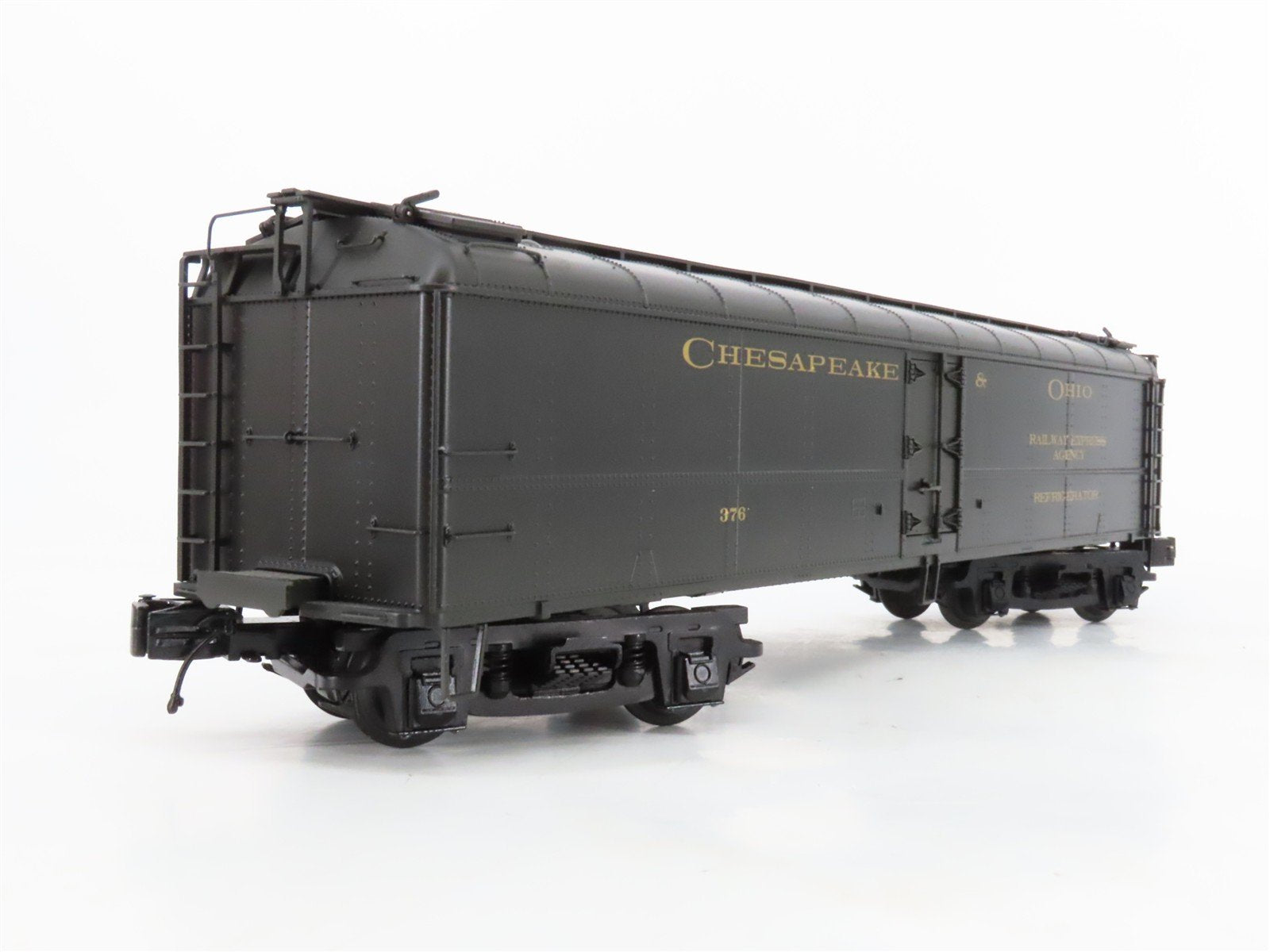 O Gauge 3-Rail MTH 20-94174 C&O Chesapeake & Ohio R50B Express Reefer #376