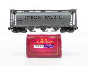 O Gauge 3-Rail MTH 20-97417 UP Union Pacific 3-Bay Cylindrical Hopper #21244